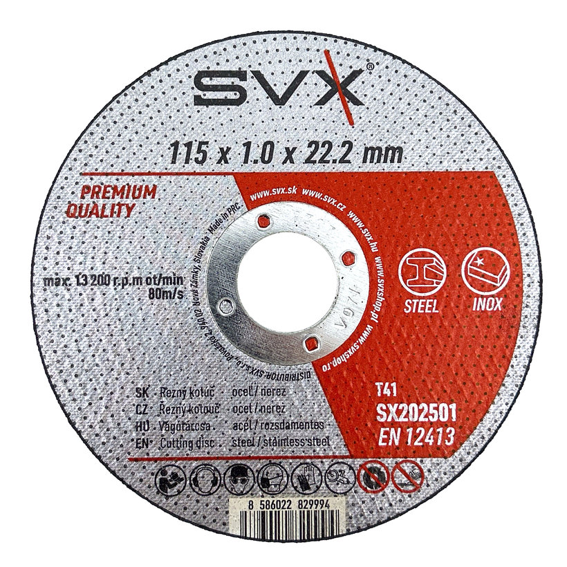 Vágókorong 115×1×22,2 mm