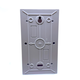 Falon kívüli elosztódoboz, füstszínű ajtóval, N/PE sínnel 110x200x70mm