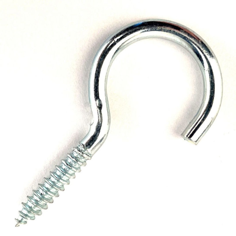 Csavaros kampó Zn - bliszter 49