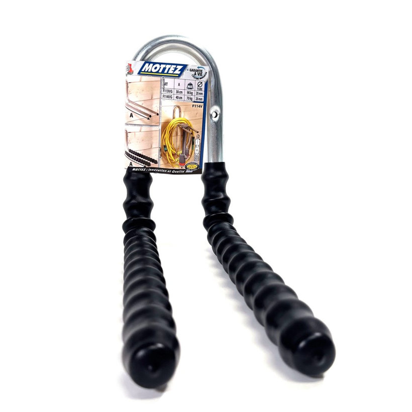 Dupla kampó gumírozott