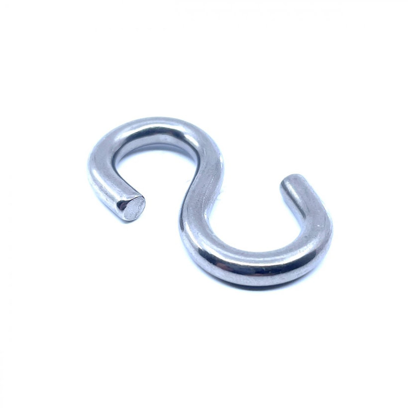 S horog rozsdamentes acél 3 mm