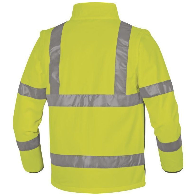 Fényvisszaverő softshell kabát MOONLIGHT2 sárga 3XL