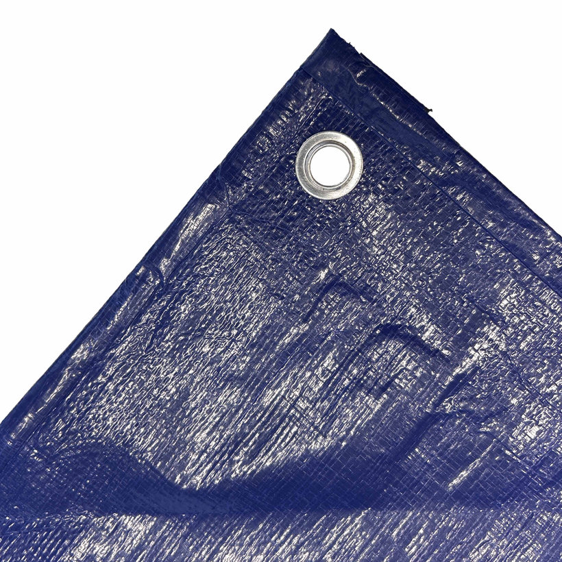 Takaróponyva 2x8m kék-ezüst 200g/m²