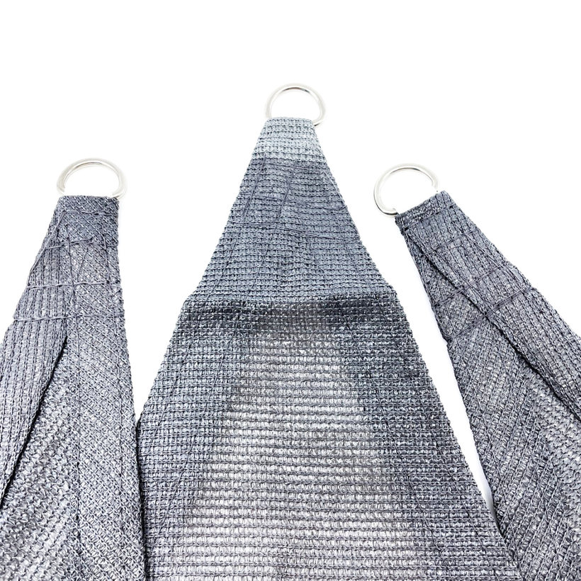 Árnyékoló ponyva antracit szürke 3,6x3,6x3,6 m