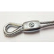 Kötélbilincs ovális alakú zn 4 mm