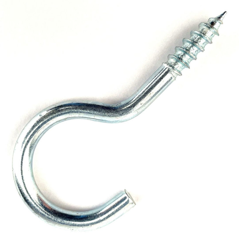 Ruhakampó csavarral horganyzott 100mm