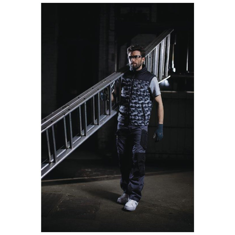 Pehely mellény G-DOON szürke-narancssárga M