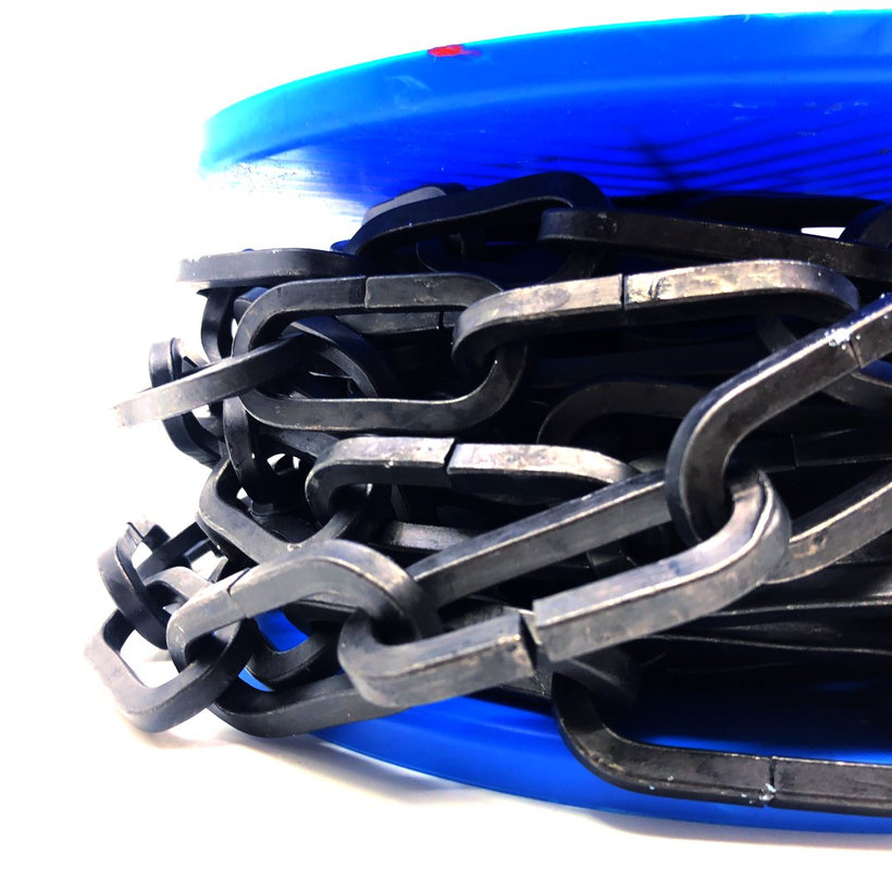 Dekoratív lánc/fekete 6mm