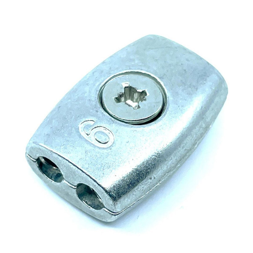 Kötélbilincs ovális alakú horganyzott - bliszter 14