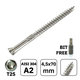 Rozsdamentes acél teraszcsavar süllyesztett fejjel 4,5x70mm 100db