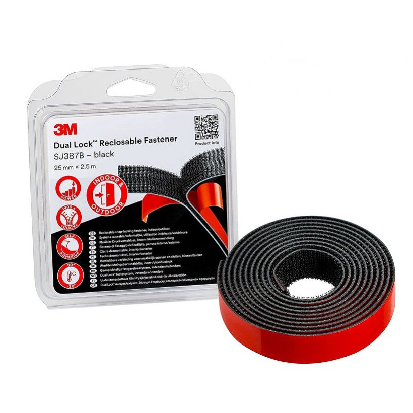 Dual Lock tépőzáras szalag 25mm-2,5m