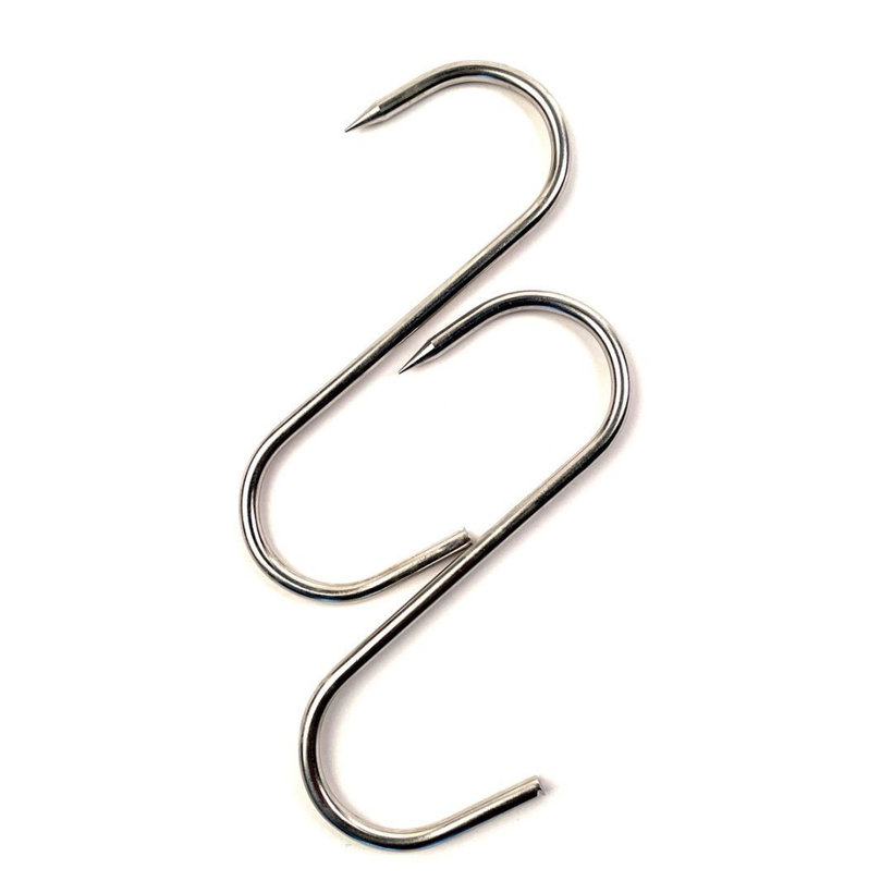 Henteshorog rozsdamentes acél A2 120 mm