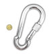 Karabiner rögzítőanyával horganyzott 14mm