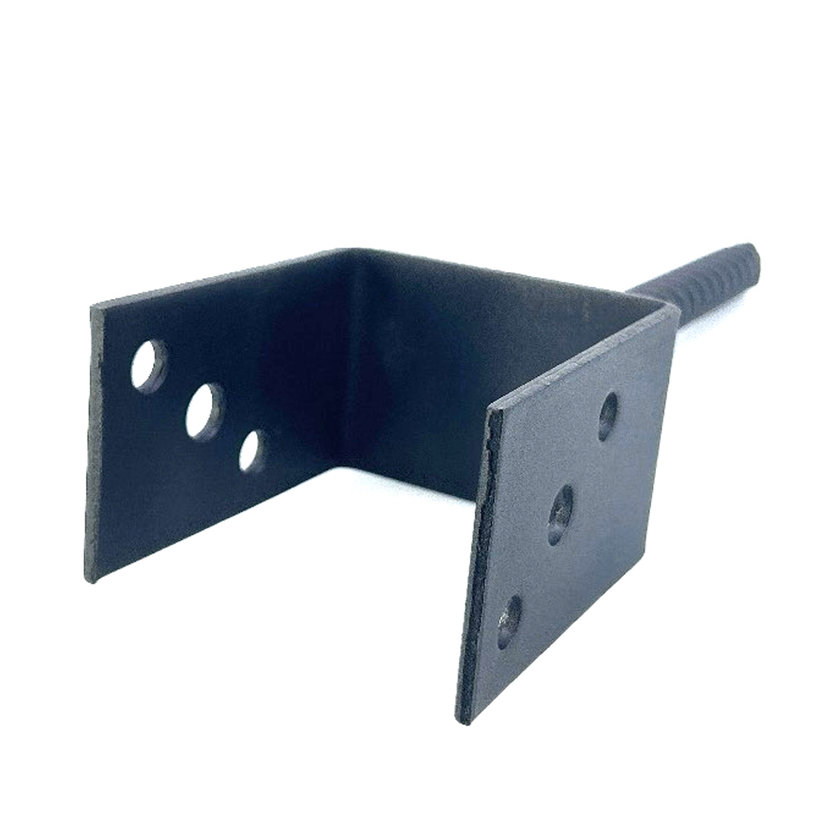 Oszlop talp keskeny fejjel 80mm fekete