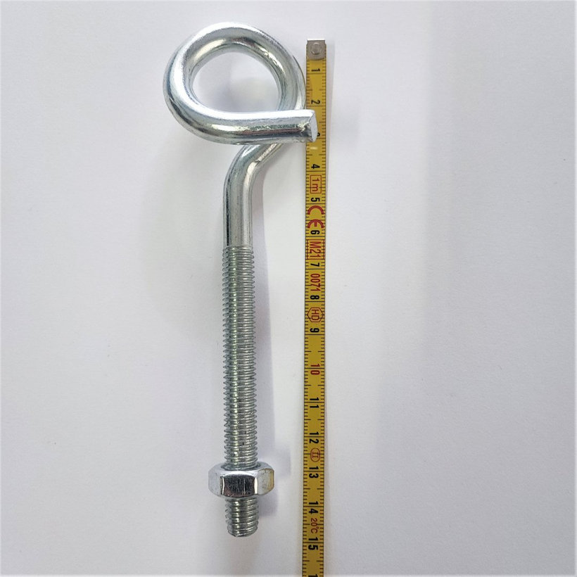 Dupla hintakampó menettel zn M8x120mm