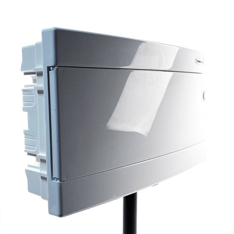 Kapcsolótábla süllyesztett fehér U18 - C/N 392x232x106mm