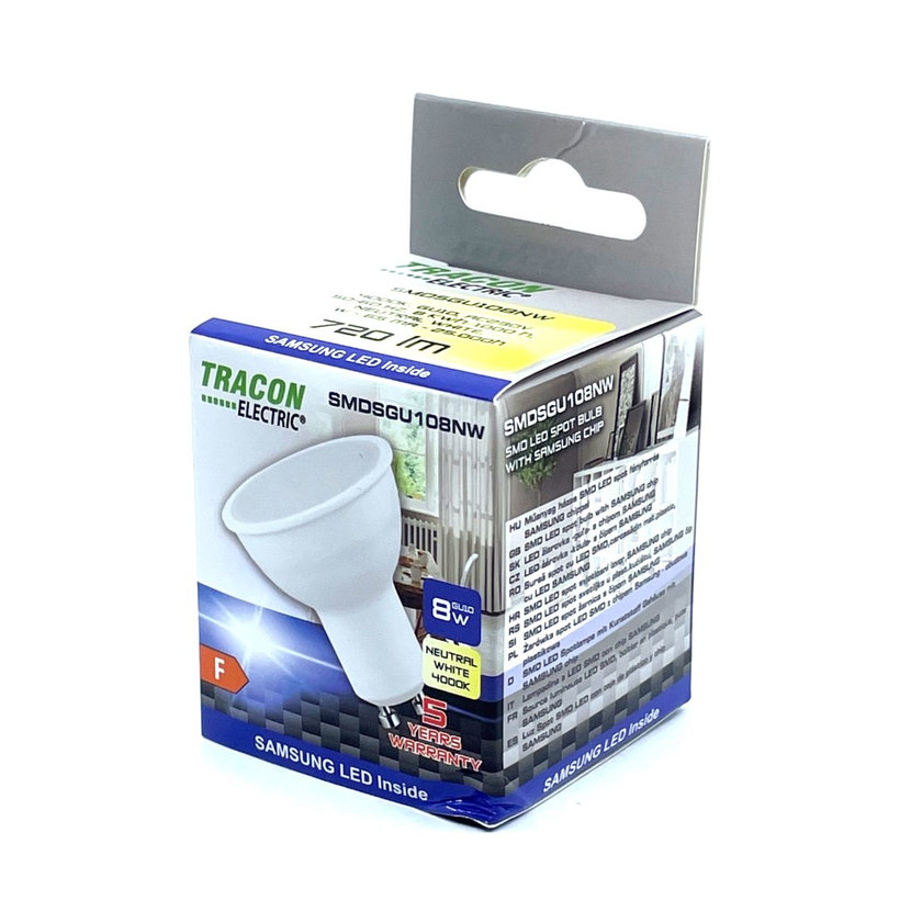 LED izzó GU10 - semleges - chippel