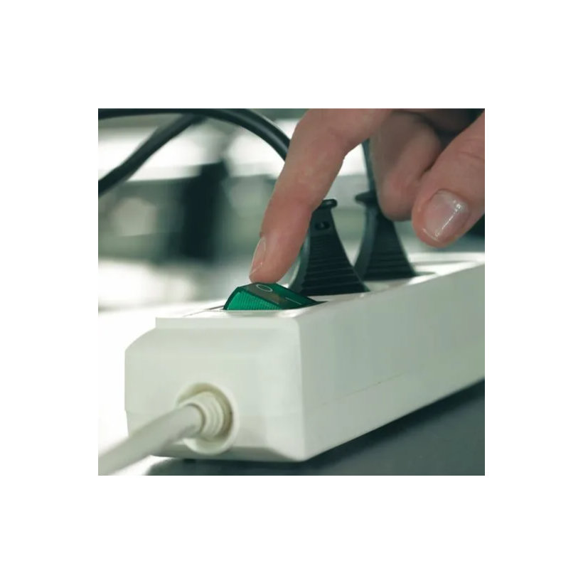 Hosszabbítókábel Eco-Line fehér SCHUKO 1,5m