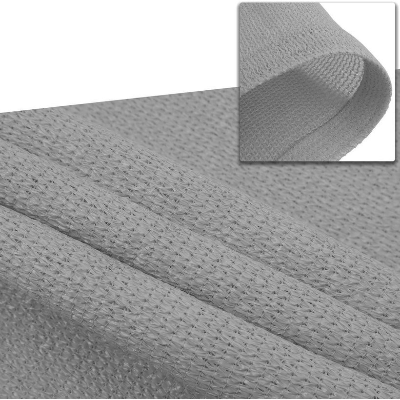 Árnyékoló ponyva antracit szürke 3,6x3,6x3,6 m