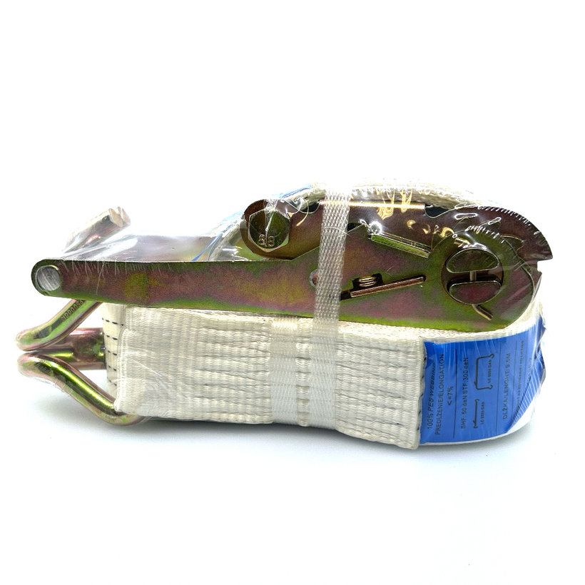 Racsnis rögzítő heveder 5T-10M Fehér