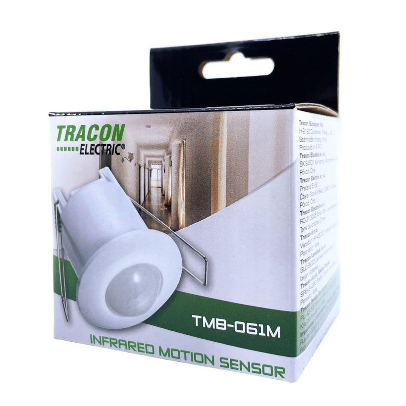 Mozgásérzékelő, süllyeszthető, mini, fehér 360°