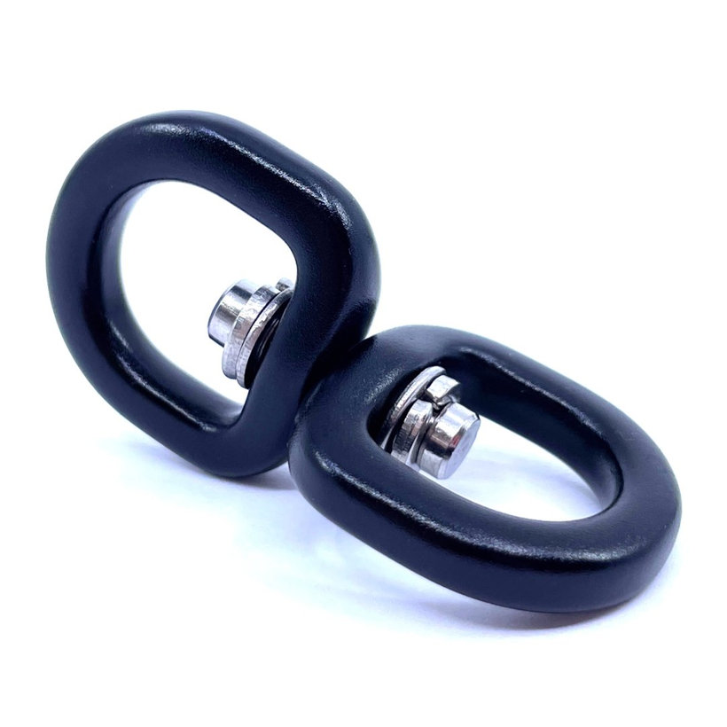 Forgó összekötő fekete 47x16mm