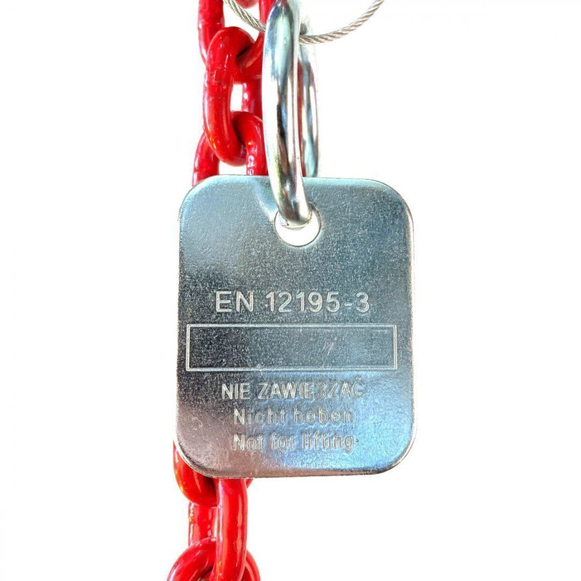 Rögzítőlánc kétrészes (10000kg, 13mm, 4m)