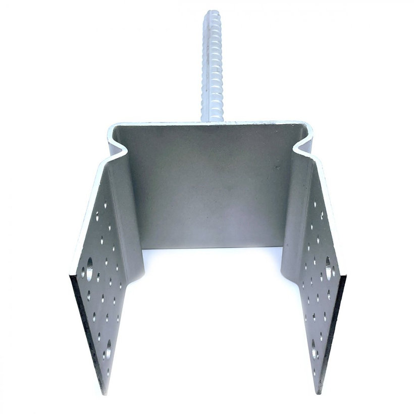 Oszlop talp formázással széles fejjel 101x100mm