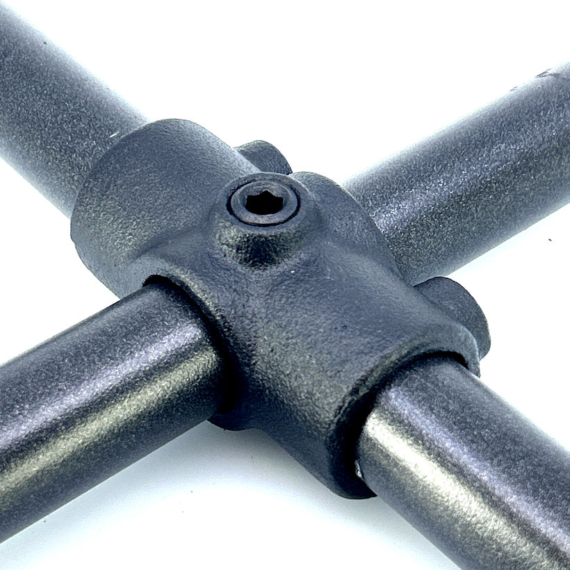 Kötőelem X-alakú 27 mm - fekete