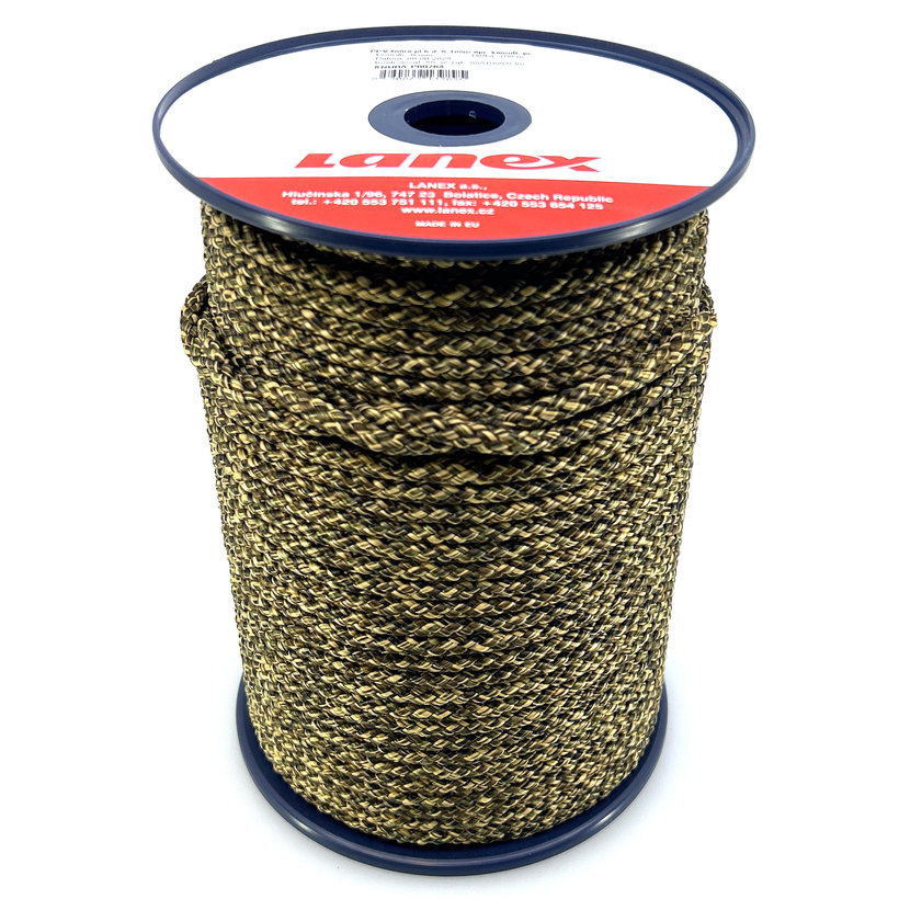 Polipropilén zsinór mag nélkül fonott CAMOUFLAGE 4mm