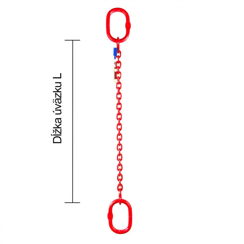 Láncos felfüggesztés szem-szem 80 o. rövidítővel (1,5 m, 1120 kg, 6 mm)