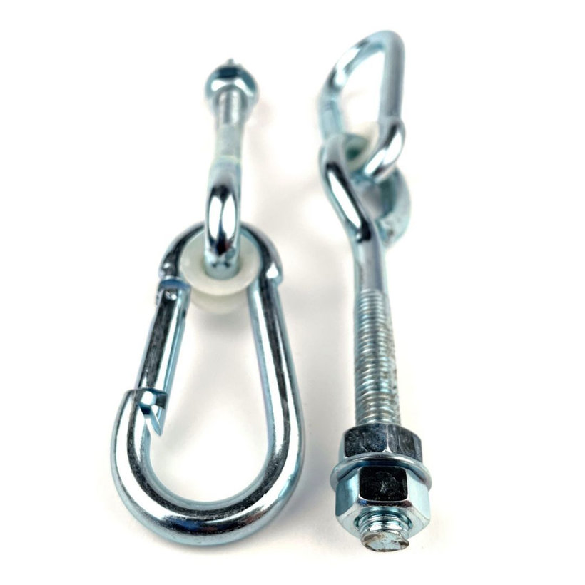 Hintakampó karabinerrel horganyzott M12x230mm