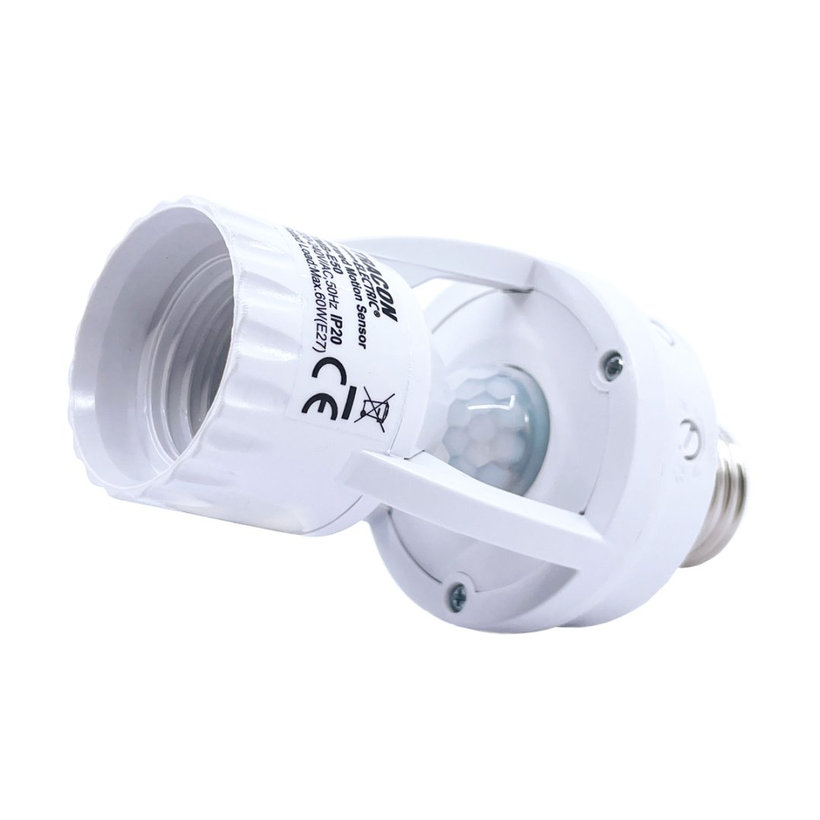 Mozgásérzékelő adapter, infra, E27