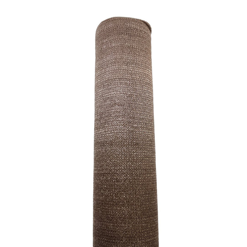 Árnyékoló háló barna 95% - hosszúság 10m - magasság 1,8m