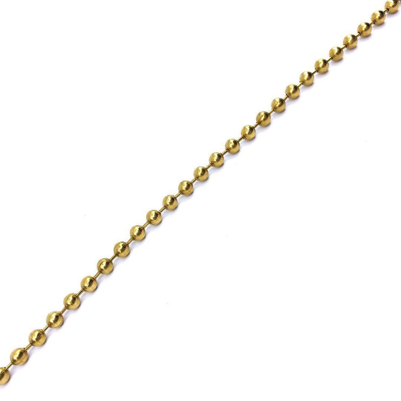 Golyós lánc sárga cink 3,6mm