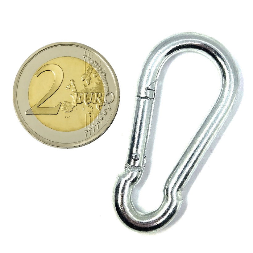 Tűzoltó karabiner zn DIN 5299C 5mm