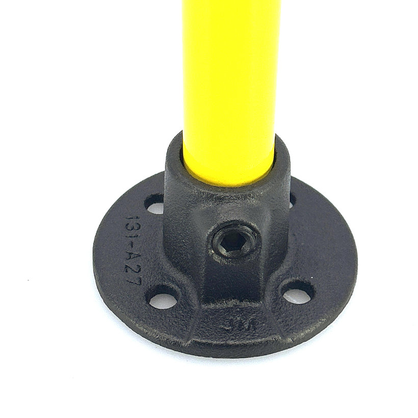 Támogató csatlakozó 27 mm - fekete