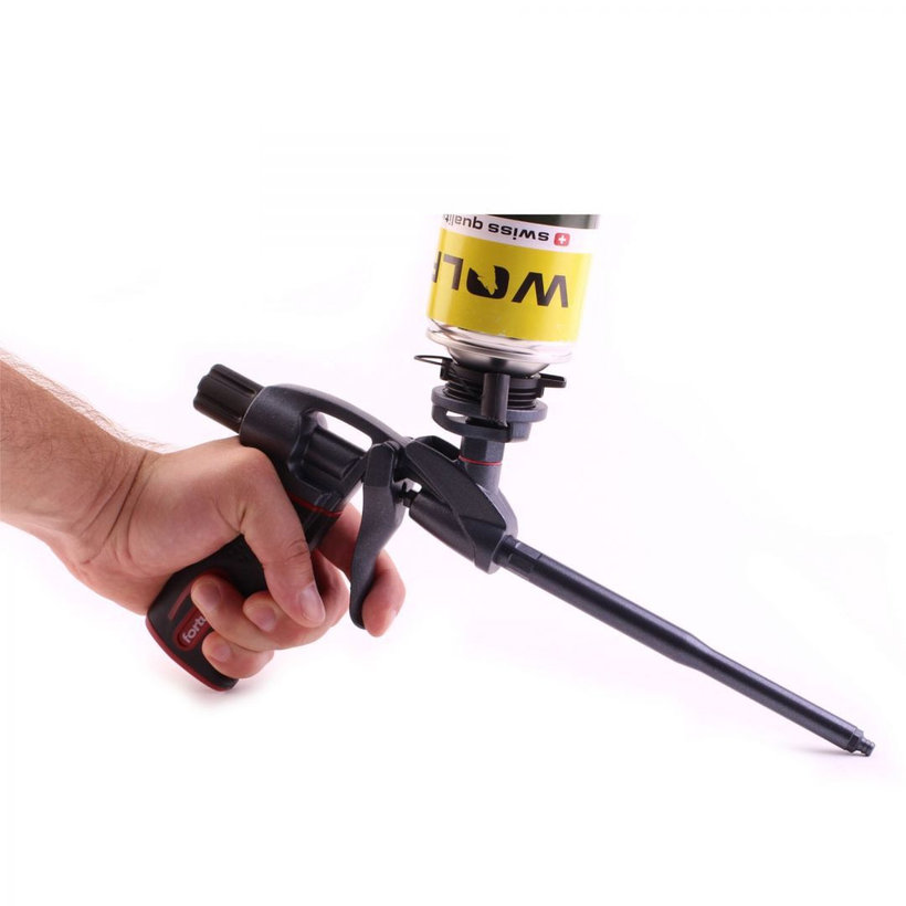 Szerelő (PUR) hab MEGA pisztolyos ALACSONY TÁGULÁSÚ - 10 db MEGA PACK 870ml