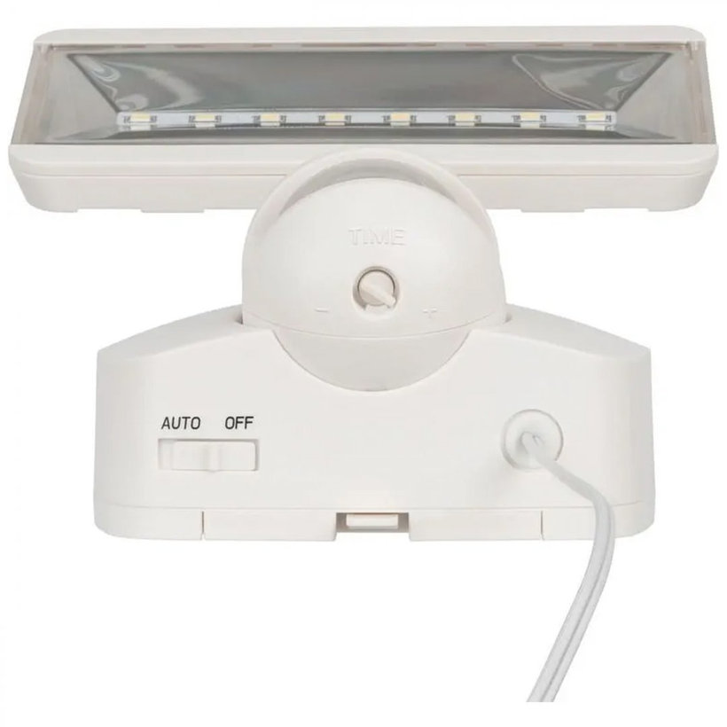 Szolár LED reflektor PIR mozgásdetektorral fehér