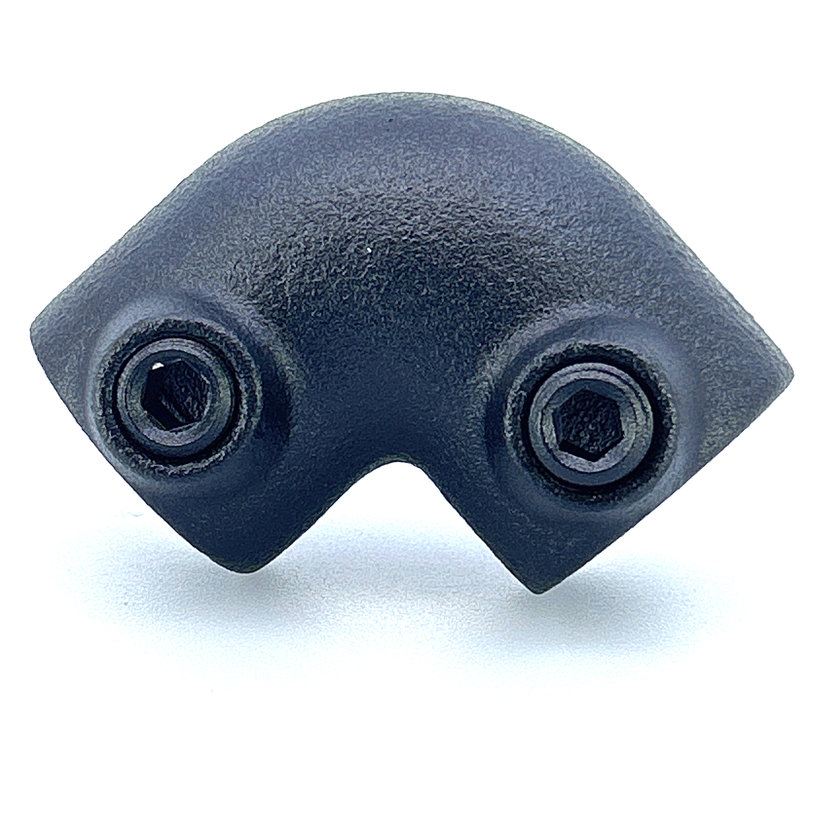 Kötőelem L-alakú 27 mm - fekete