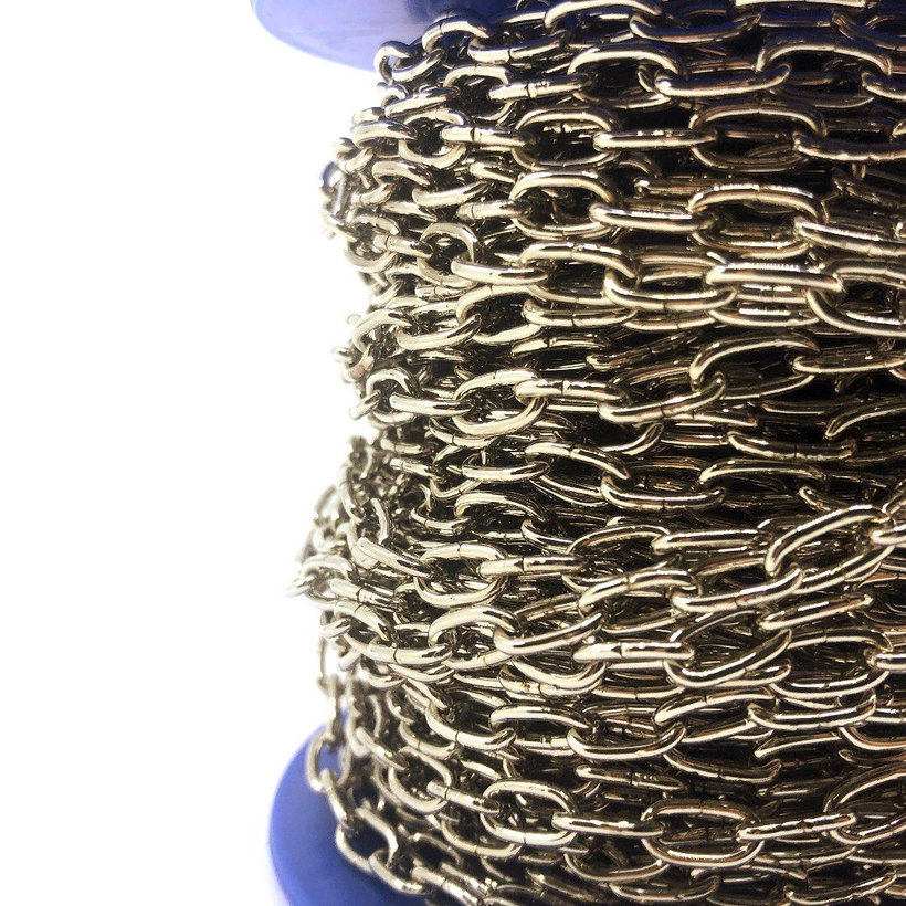 Óra lánc U nikkelezett 0,9mm