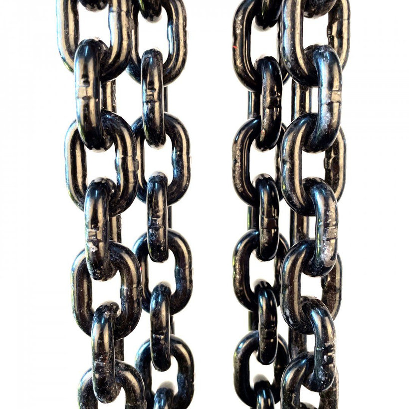 Láncos felfüggesztés szem-4 kampó 80 o. rövidítővel (1 m, 2360/1700 kg, 6 mm)