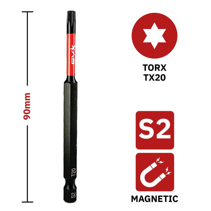 Bit mágneses TX20x90 mm