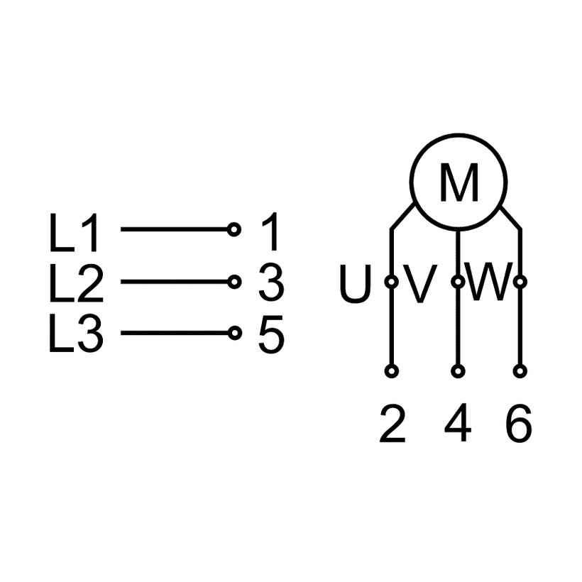 Közvetlen motorkapcsoló, BE-KI