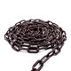 Műanyag lánc barnás/bordó 8mm