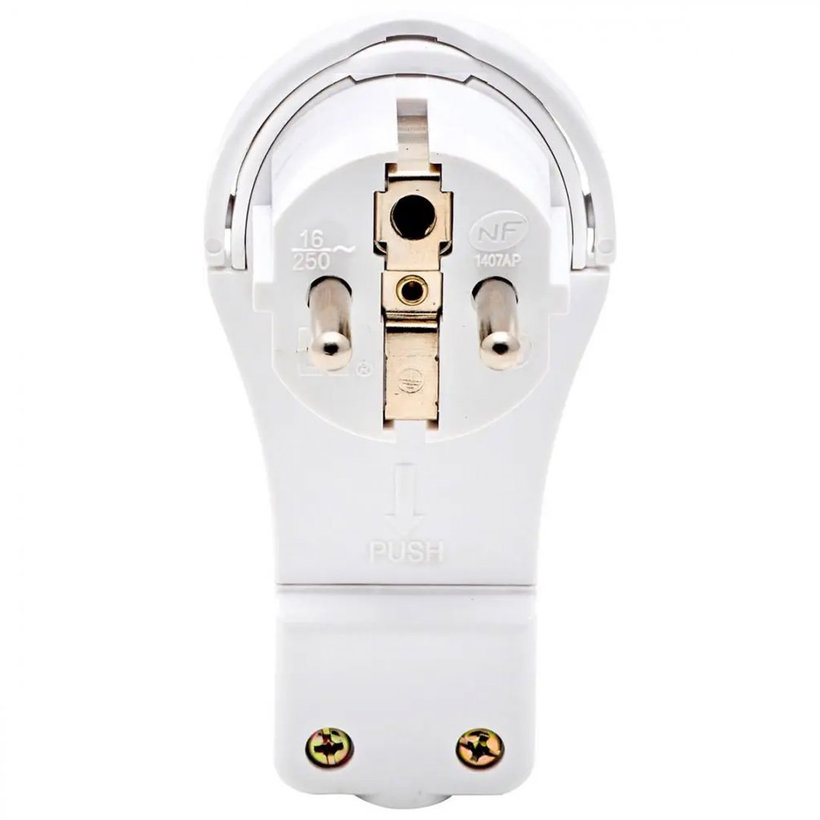 Lapos dugó fehér, csuklós gyűrűvel