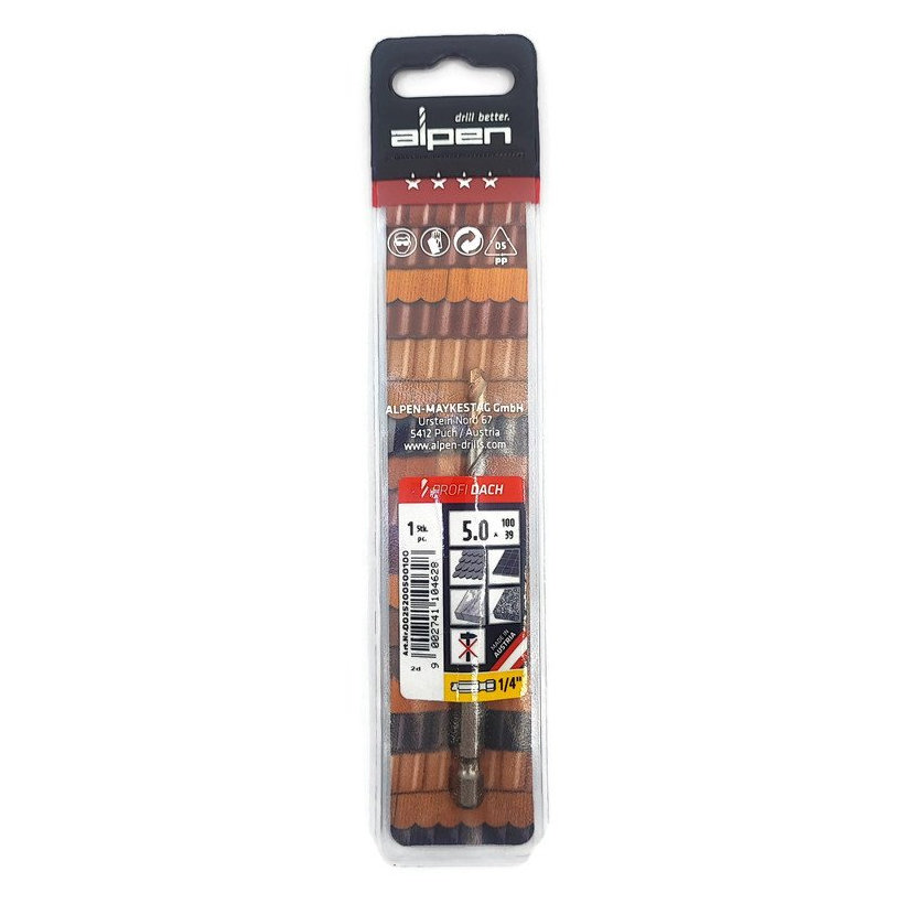 Fúrószár tetőburkolathoz 5x39/100mm