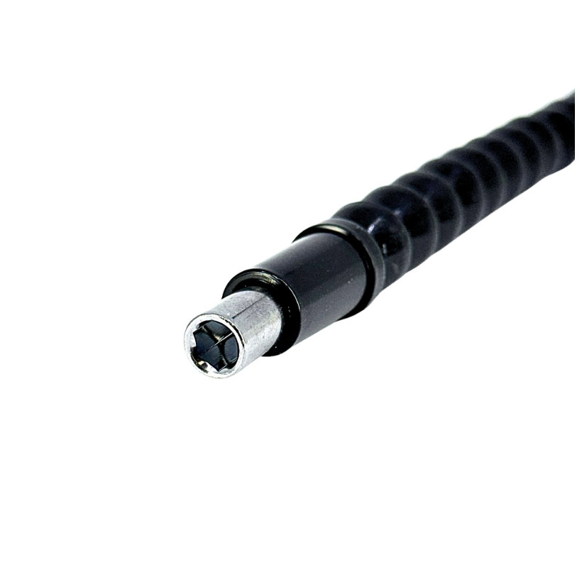 Hosszú rugalmas bittartó gyorskioldással - fekete