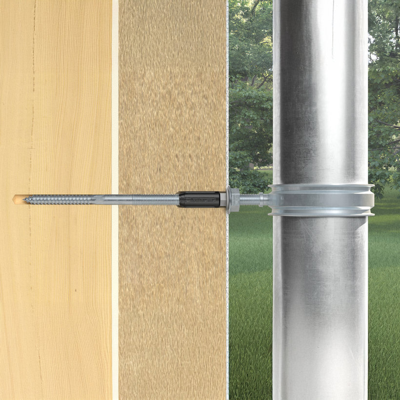 Távtartó szerelés TherMax 8/80 M6 B