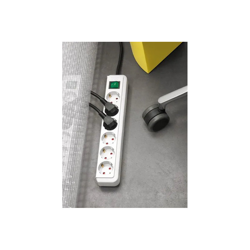 Hosszabbítókábel Eco-Line fehér SCHUKO 1,5m